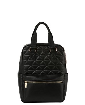 Quilted 2 Way Backpack