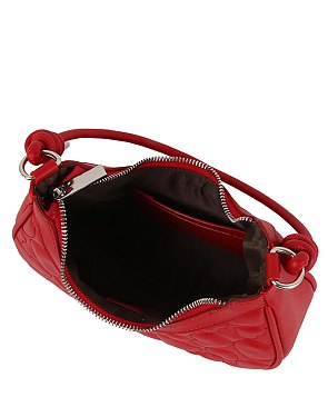 Heart Quilted Shoulder Bag