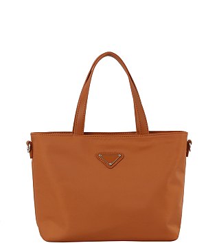 Nylon Daily Tote Bag With Detachable Strap