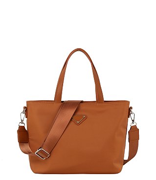 Nylon Daily Tote Bag With Detachable Strap