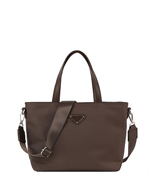 Nylon Daily Tote Bag With Detachable Strap