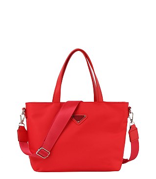 Nylon Daily Tote Bag With Detachable Strap