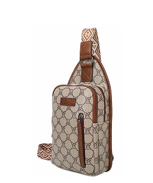 Teddy Bear Monogram Sling Bag