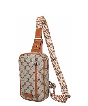 Teddy Bear Monogram Sling Bag