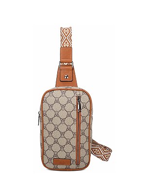 Teddy Bear Monogram Sling Bag