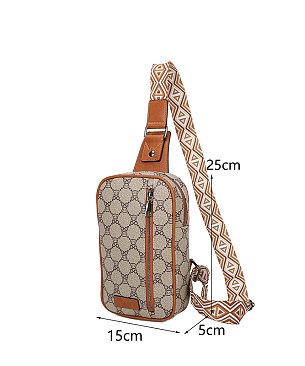 Teddy Bear Monogram Sling Bag