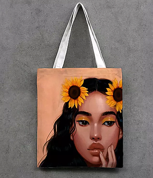 African American Woman Design Tote Bag