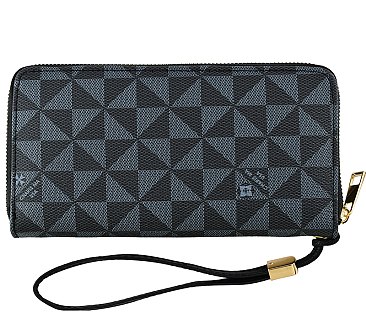 Monogram Zip Around Wallet Wristlet