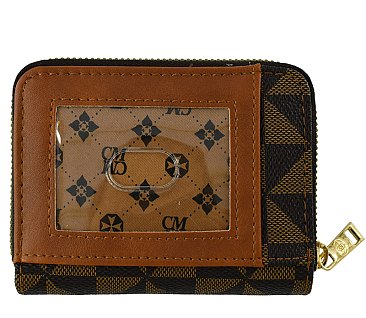 PM Monogram Accordion Bi-fold Wallet