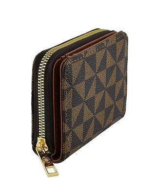 PM Monogram Accordion Bi-fold Wallet