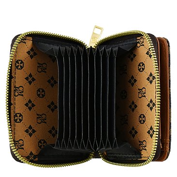 PM Monogram Accordion Bi-fold Wallet