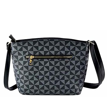 PM Monogram Multi Zip Pocket Crossbody Bag