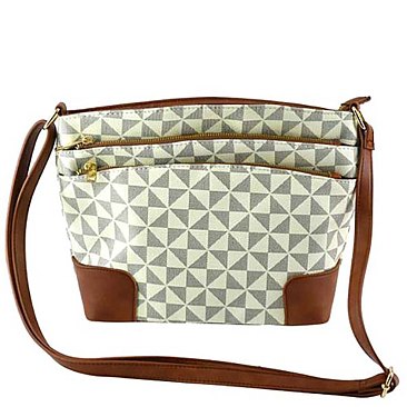 PM Monogram Multi Zip Pocket Crossbody Bag