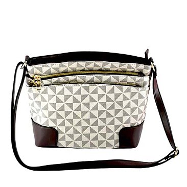 PM Monogram Multi Zip Pocket Crossbody Bag