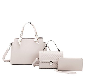 3 in 1 Fashion Satchel Bag Set