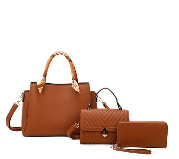 3 in 1 Fashion Satchel Bag Set