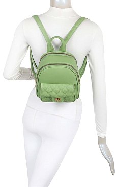 Fashion Multi-Compartments 2 in 1 Backpack