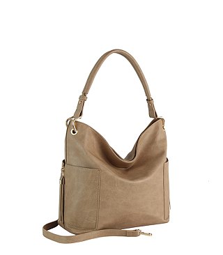 Fashion Side Zip Pocket 2-in-1 Shoulder Bag