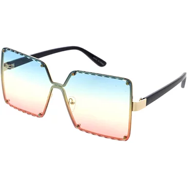 Pack of 12 OVERSIZE SQUARE SUNGLASSES SET