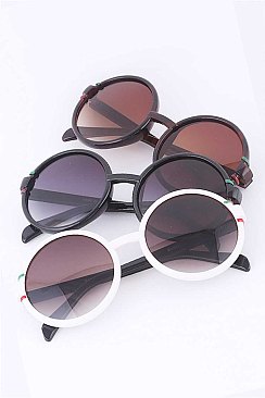 Pack of 12ICONIC FASHION ROUND SUNGLASSES SET