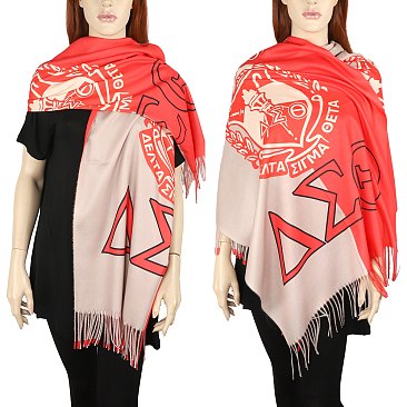 FASHIONABLE DELTA SIGMA THETA  SORORITY SCARF