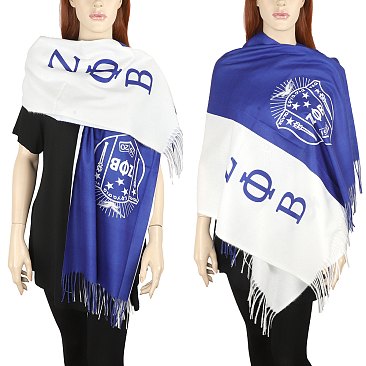 FASHIONABLE ZETA PHI BETA SORORITY SCARF