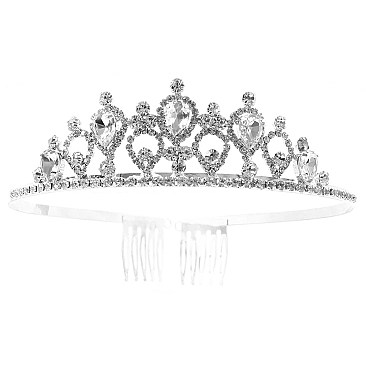 FANCY RHINESTONE TIARA