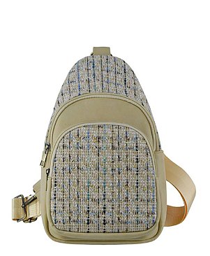 Tweed Sling Bag Backpack