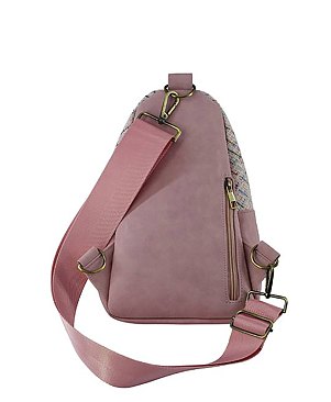 Tweed Sling Bag Backpack