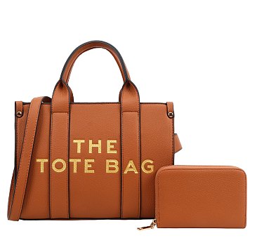 " The Tote Bag " Satchel + Wallet