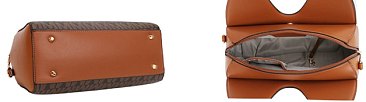 2 IN1 -M- PATTERN DESIGN HANDLE CROSSBODY BAG & WALLET SET