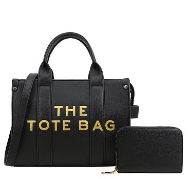 " The Tote Bag " Satchel + Wallet