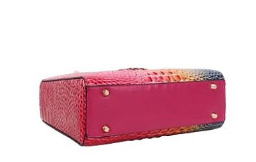 2-IN-1Tie-Dye Croc Satchel Wallet Set