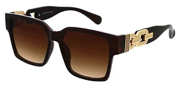 Pack of 12 LINK TEMPLE SQUARE FASHION SUNGLASSES SET