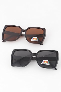 PACK of 12 Polarized Diamond Quilt Temples Sunglasses