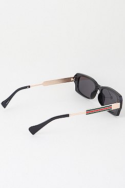 Pack of 12 Luxury Stripe Oval Sunglasses