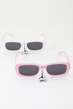 Pack of 12 Luxury Stripe Oval Sunglasses