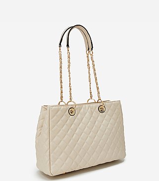 Quilted Classic Shoulder Bag 2-in-1 Set