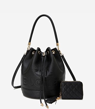 THE BUCKET Bag 2-in-1 Satchel