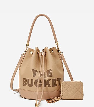 THE BUCKET Bag 2-in-1 Satchel