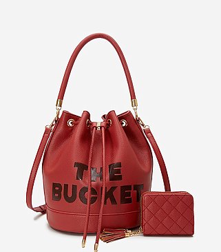 THE BUCKET Bag 2-in-1 Satchel