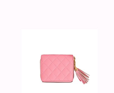 Quilted 2 in 1 Satchel Bag with Wallet