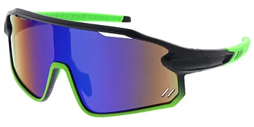 Pack of 12   Paint Splatter Polycarbonate Shield Sunglasses