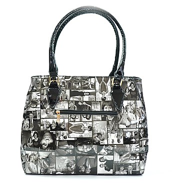 Obama Satchel Studded Handbag