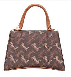 Monogram Flap Satchel Handbag