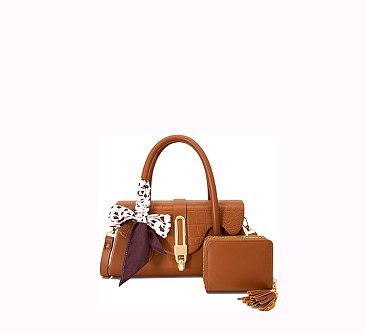 2 in 1 Fashion Crossbody- Satchel with Wallet