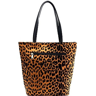 Leopard Print 2 in 1 Tall Shopper Tote MH-PP6867 > Boutique Handbags ...