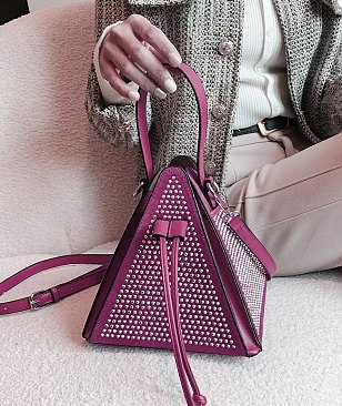 pyramid stone handbags