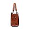 Tie-dyed Patent Croc Crossbody Handbag