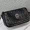 Skeleton Crossbody Studded Shoulder Bag